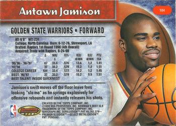 1998-99 Bowman's Best #104 Antawn Jamison Back
