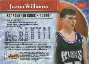 1998-99 Bowman's Best #107 Jason Williams Back