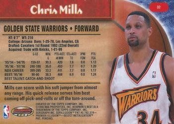 1998-99 Bowman's Best #32 Chris Mills Back