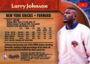 1998-99 Bowman's Best #44 Larry Johnson Back