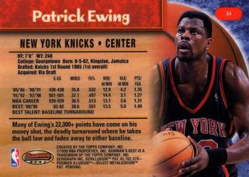 1998-99 Bowman's Best #54 Patrick Ewing Back