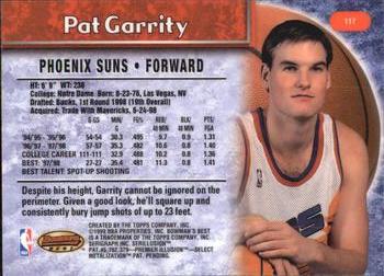 1998-99 Bowman's Best #117 Pat Garrity Back