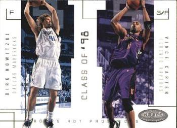 2002-03 Hoops Hot Prospects - Class Of #9 CO Dirk Nowitzki / Vince Carter Front