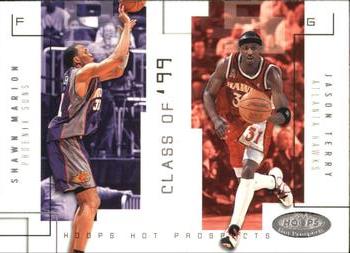 2002-03 Hoops Hot Prospects - Class Of #17 CO Shawn Marion / Jason Terry Front