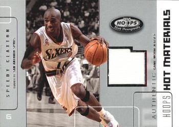 2002-03 Hoops Hot Prospects - Hot Materials #HM-SC Speedy Claxton Front