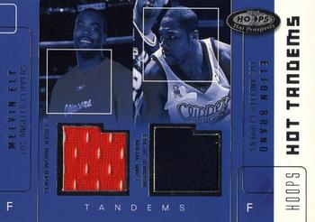 2002-03 Hoops Hot Prospects - Hot Tandems #ME-EB Melvin Ely / Elton Brand Front