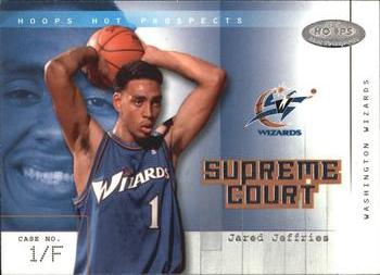 2002-03 Hoops Hot Prospects - Supreme Court #11 SC Jared Jeffries Front