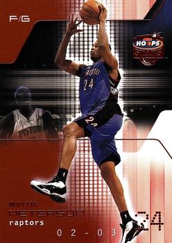 2002-03 Hoops Stars - Five-Star #158 Morris Peterson Front