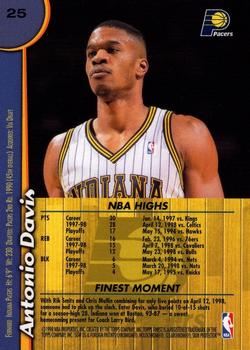 1998-99 Finest #25 Antonio Davis Back