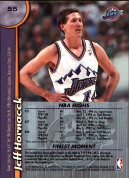 1998-99 Finest #55 Jeff Hornacek Back