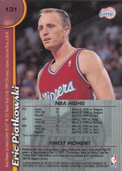 1998-99 Finest #131 Eric Piatkowski Back