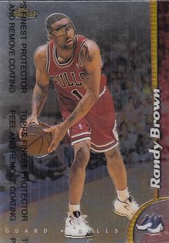 1998-99 Finest #151 Randy Brown Front