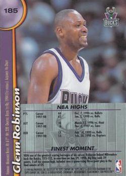 1998-99 Finest #185 Glenn Robinson Back