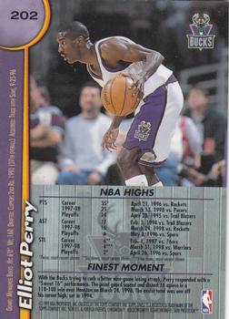 1998-99 Finest #202 Elliot Perry Back