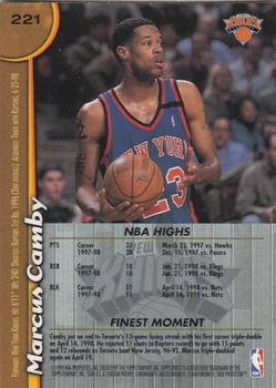 1998-99 Finest #221 Marcus Camby Back