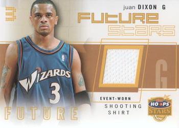 2002-03 Hoops Stars - Future Stars Game-Used #NNO Juan Dixon Front