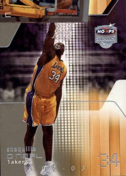 2002-03 Hoops Stars - Platinum #34 Shaquille O'Neal Front
