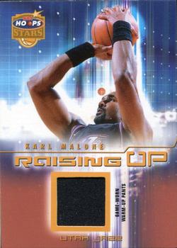 2002-03 Hoops Stars - Raising Up Game-Used #NNO Karl Malone Front
