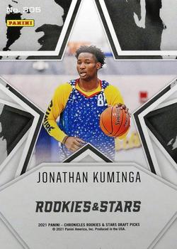 2021 Panini Chronicles Draft Picks #305 Jonathan Kuminga Back