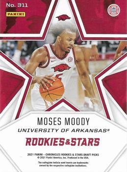 2021 Panini Chronicles Draft Picks #311 Moses Moody Back