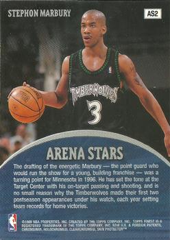 1998-99 Finest - Arena Stars #AS2 Stephon Marbury Back