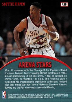 1998-99 Finest - Arena Stars #AS8 Scottie Pippen Back