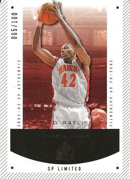2002-03 SP Authentic - Limited #4 Theo Ratliff Front