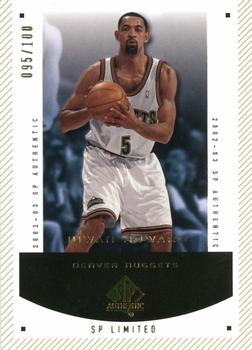 2002-03 SP Authentic - Limited #19 Juwan Howard Front