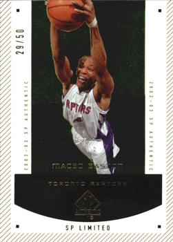 2002-03 SP Authentic - Limited #203 Maceo Baston Front