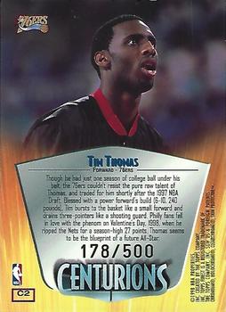 1998-99 Finest - Centurions #C2 Tim Thomas Back