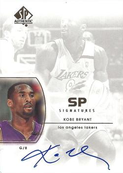 2002-03 SP Authentic - SP Signatures #KB Kobe Bryant Front