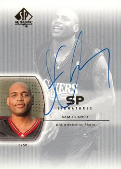 2002-03 SP Authentic - SP Signatures #SC Sam Clancy Front