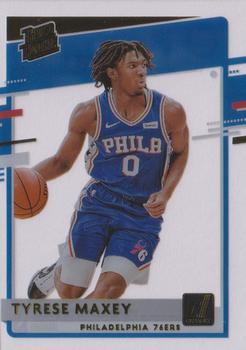 2020-21 Clearly Donruss - Gold #74 Tyrese Maxey Front