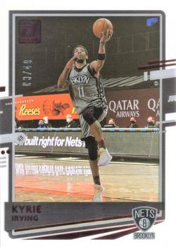 2020-21 Clearly Donruss - Red #46 Kyrie Irving Front