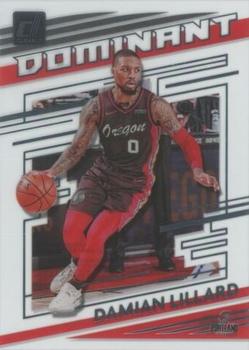 2020-21 Clearly Donruss - Clearly Dominant #5 Damian Lillard Front