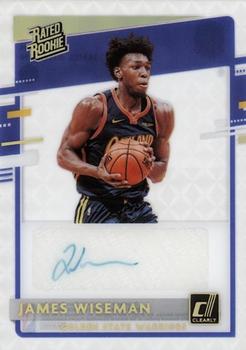 2020-21 Clearly Donruss - Clearly Rated Rookie Autographs Holo Mosaic #RRA-JWM James Wiseman Front