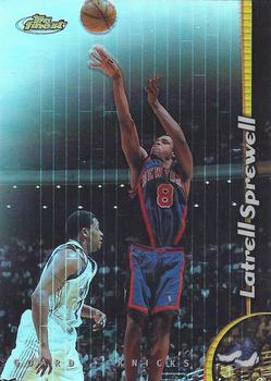 1998-99 Finest - No-Protector Refractors #177 Latrell Sprewell Front