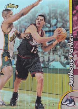 1998-99 Finest - No-Protector Refractors #184 Anthony Parker Front