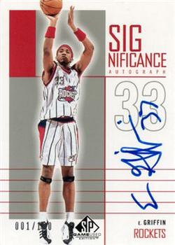 2002-03 SP Game Used - SIGnificance #EG Eddie Griffin Front