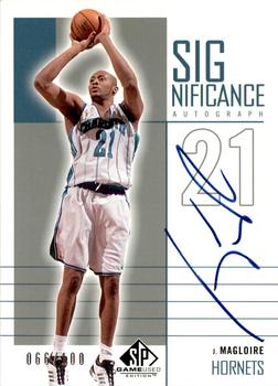 2002-03 SP Game Used - SIGnificance #JA Jamaal Magloire Front
