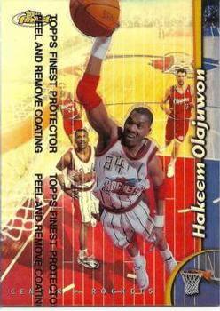 1998-99 Finest - Refractors #12 Hakeem Olajuwon Front