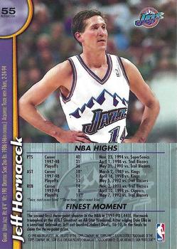 1998-99 Finest - Refractors #55 Jeff Hornacek Back