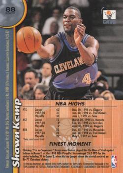 1998-99 Finest - Refractors #88 Shawn Kemp Back
