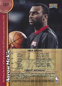 1998-99 Finest - Refractors #110 Aaron McKie Back
