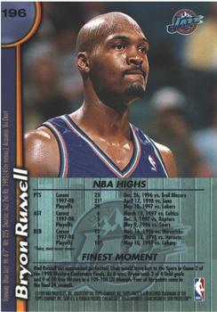 1998-99 Finest - Refractors #196 Bryon Russell Back