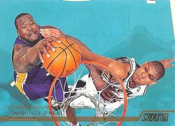 2002-03 Stadium Club - 10th Anniversary Parallel #1 Shaquille O'Neal Front