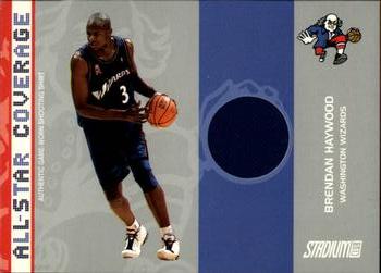 2002-03 Stadium Club - All-Star Coverage Relics #AS-BH Brendan Haywood Front