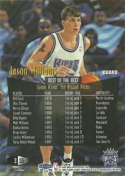 1998-99 Flair Showcase #55 Jason Williams Back