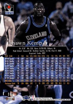 1998-99 Flair Showcase #12 Shawn Kemp Back