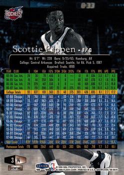 1998-99 Flair Showcase #14 Scottie Pippen Back